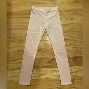 J. Crew Crewcut girls size 8 pink sparkle leggings